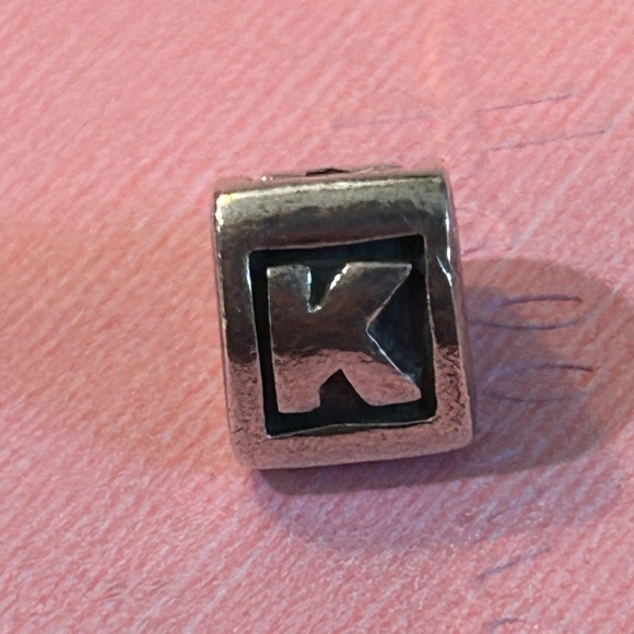 Pandora K Initial Charm - Picture 2 of 4